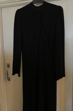 Load image into Gallery viewer, Vintage Black 40’s crepe frock