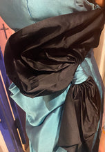 Load image into Gallery viewer, Tomasz Starzewski blue silk gown