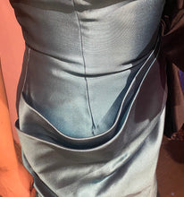 Load image into Gallery viewer, Tomasz Starzewski blue silk gown