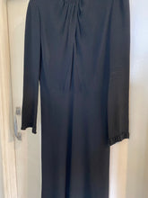Load image into Gallery viewer, Vintage Black 40’s crepe frock