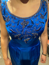 Load image into Gallery viewer, Silk beaded long gown