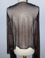 Load image into Gallery viewer, Egyptian Azute black 20's shawl