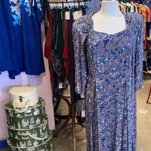 Load image into Gallery viewer, Grey 40’s floral dress