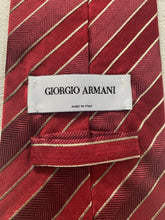 Load image into Gallery viewer, Giorgio Armani stripe tie
