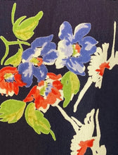 Load image into Gallery viewer, Seamstress of Bloomsbury Navy floral frock

