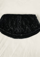 Load image into Gallery viewer, Vintage Black beaded evening purse
