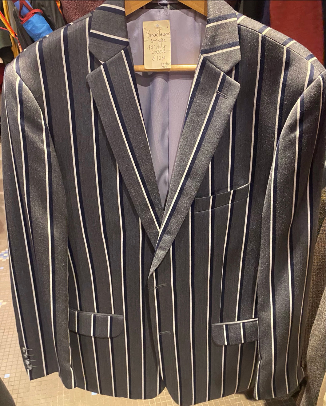 Striped blazer 42”
