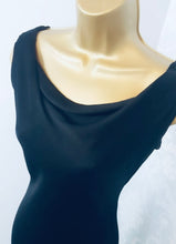 Load image into Gallery viewer, Ghost black low cowl backed gown
