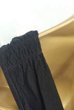 Load image into Gallery viewer, Ghost black low cowl backed gown
