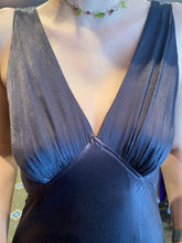 Load image into Gallery viewer, Grey satin Ghost bias cut gown
