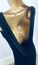 Load image into Gallery viewer, Ghost black low cowl backed gown
