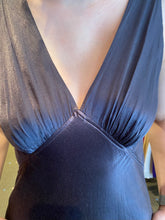Load image into Gallery viewer, Grey satin Ghost bias cut gown
