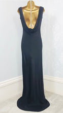 Load image into Gallery viewer, Ghost black low cowl backed gown
