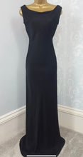 Load image into Gallery viewer, Ghost black low cowl backed gown
