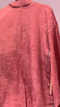 Load image into Gallery viewer, Pink silk reversible kimono jacket
