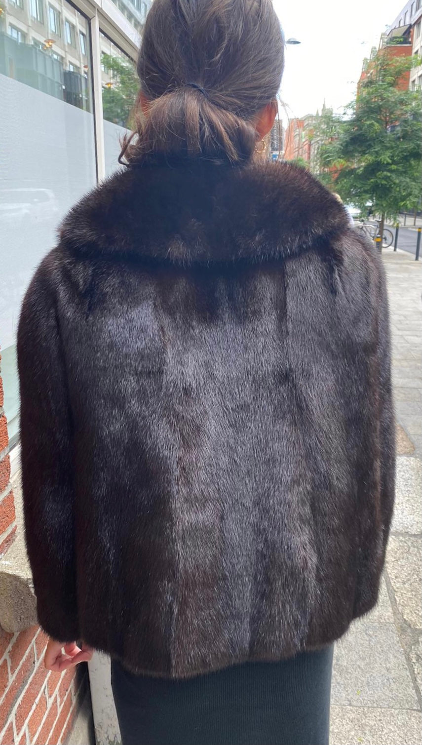Saga mink bolero jacket A Store is Born Dublin