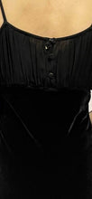 Load image into Gallery viewer, Velvet Black Ghost gown
