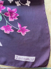 Load image into Gallery viewer, Jacqmar floral purple vintage 40’s
