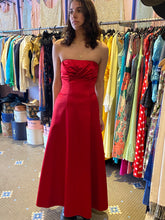 Load image into Gallery viewer, Red satin gown
