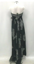 Load image into Gallery viewer, Nicole Miller Black silk lamé gown NWT
