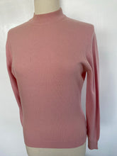 Load image into Gallery viewer, Pringle vintage pink mock polo neck
