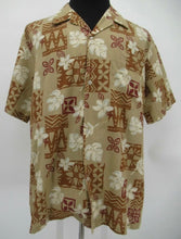 Load image into Gallery viewer, XL Howie tan genuine Hawaiian shirt
