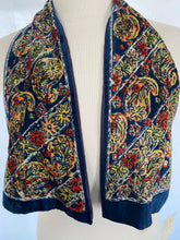 Load image into Gallery viewer, Velvet floral 40’s cravat Scarf
