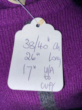 Load image into Gallery viewer, Tatler 80&#39;purple cashmere
