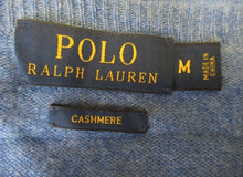 Load image into Gallery viewer, M “Polo Ralph Lauren” blue  Cashmere
