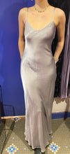 Load image into Gallery viewer, Silver satin Ghost gown
