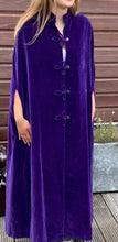 Load image into Gallery viewer, Velvet purple cloak
