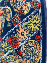 Load image into Gallery viewer, Velvet floral 40’s cravat Scarf
