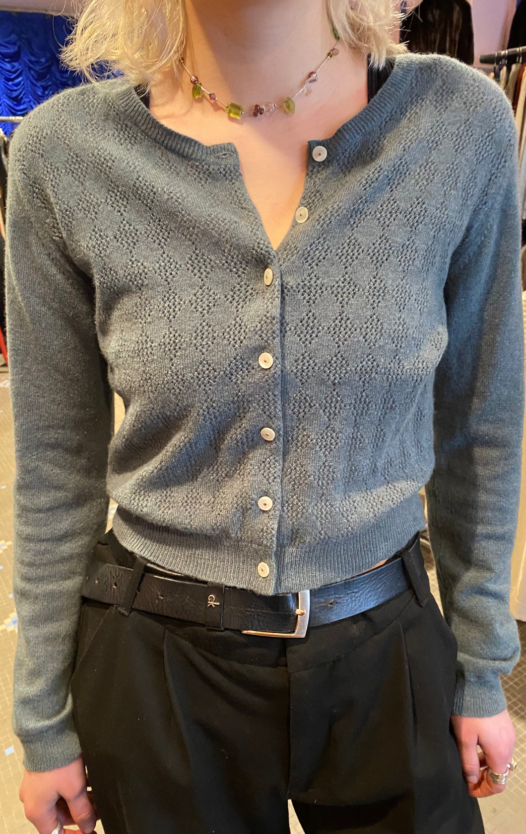 Brora green cardy