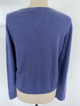 Load image into Gallery viewer, Charter Club lilac cashmere cardy
