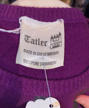 Load image into Gallery viewer, Tatler 80&#39;purple cashmere
