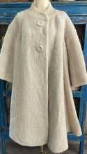 Load image into Gallery viewer, Reversible 50’s wool coat with scarf
