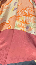Load image into Gallery viewer, Pink silk reversible kimono jacket
