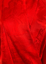 Load image into Gallery viewer, Red pure silk kimono
