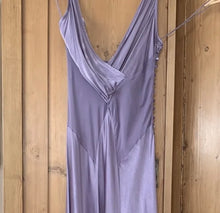 Load image into Gallery viewer, Ghost mauve satin bias cut gown
