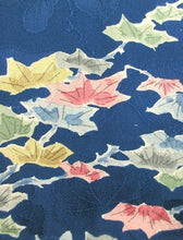 Load image into Gallery viewer, Blue pine leaf print haori
