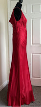 Load image into Gallery viewer, Red bias cut Ghost gown
