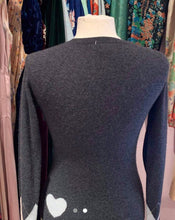 Load image into Gallery viewer, Juicy Couture Grey Argyle V cashmere XS
