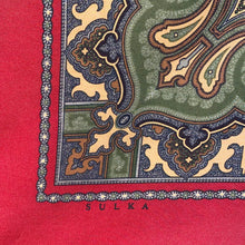 Load image into Gallery viewer, Sulka Silk scarf -dead stock
