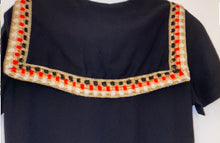 Load image into Gallery viewer, 1970&#39;s deadstock long crepe dress
