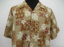 Load image into Gallery viewer, XL Howie tan genuine Hawaiian shirt
