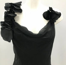 Load image into Gallery viewer, FWM black bias cut silk 14
