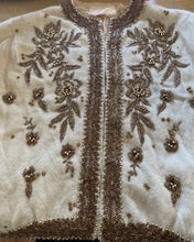 Load image into Gallery viewer, Beaded cream cardy
