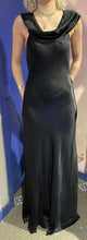 Load image into Gallery viewer, Ghost black bias cut gown
