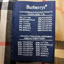 Load image into Gallery viewer, Burberrys man’s vintage trench coat 48” reg
