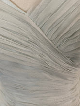 Load image into Gallery viewer, Silk georgette boned gown with stole

